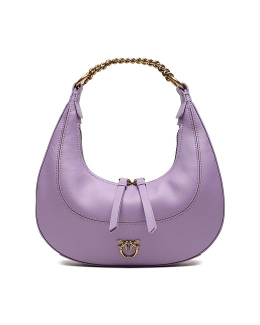 Pinko Purple Handtasche Brioche Hobo Mini Ai 23-24 Pltt 101433 A0Qo