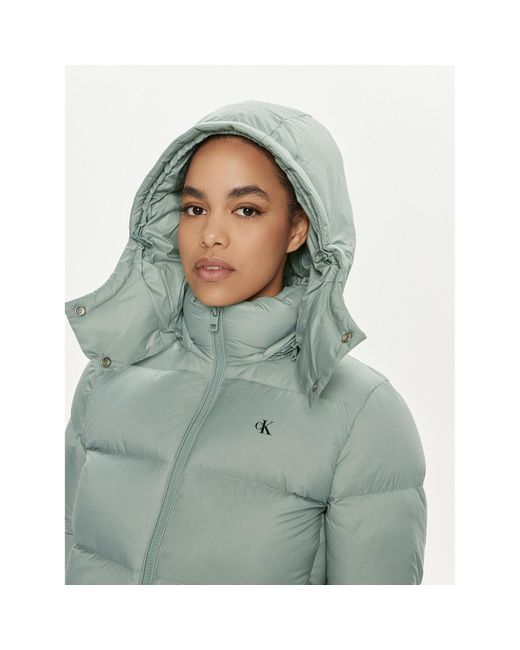 Calvin Klein Green Daunenjacke J20J223571 Grün Regular Fit