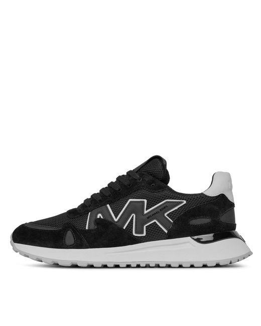 MICHAEL Michael Kors Sneakers miles trainer 42r4mifs3d blk/opticwht 012 in Black für Herren
