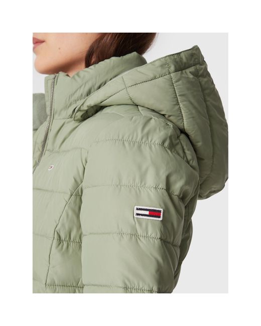 Tommy Hilfiger Green Daunenjacke Basic Dw0Dw13741 Grün Regular Fit