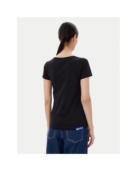 Karl Lagerfeld Blue T-Shirt A1W17019 Regular Fit