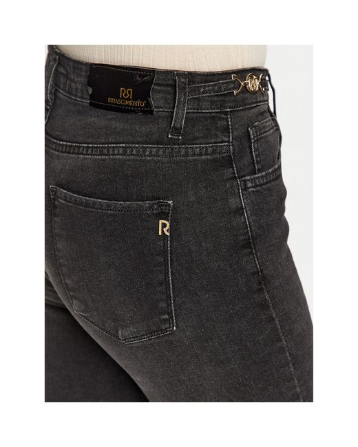 Rinascimento Black Jeans Cfc0115441003 Regular Fit
