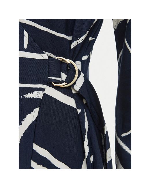 Tommy Hilfiger Blue Kleid Für Den Alltag Ww0Ww48934 Relaxed Fit