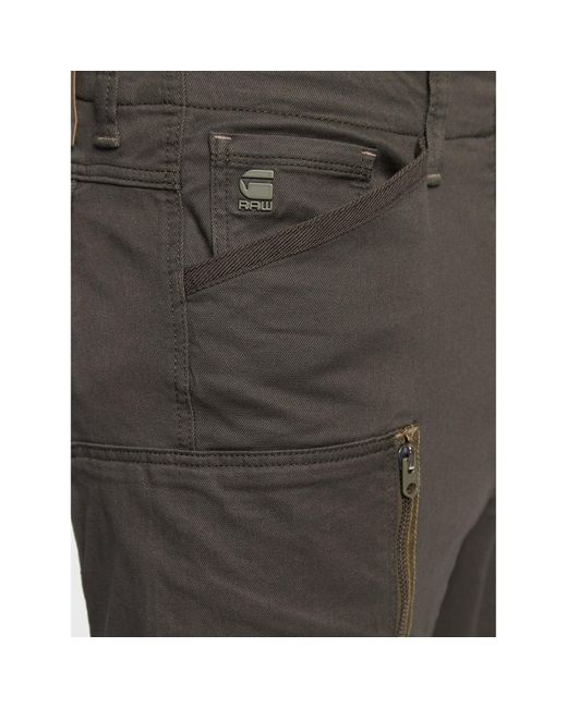 G-Star RAW Stoffhose Zip Pocket 3D D21975-C105-995 Skinny Fit in Gray für Herren