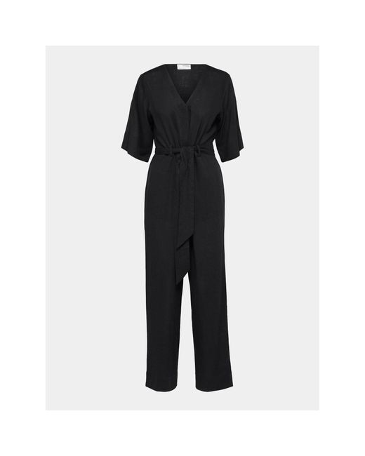 SELECTED Black Overall 16089065 Regular Fit