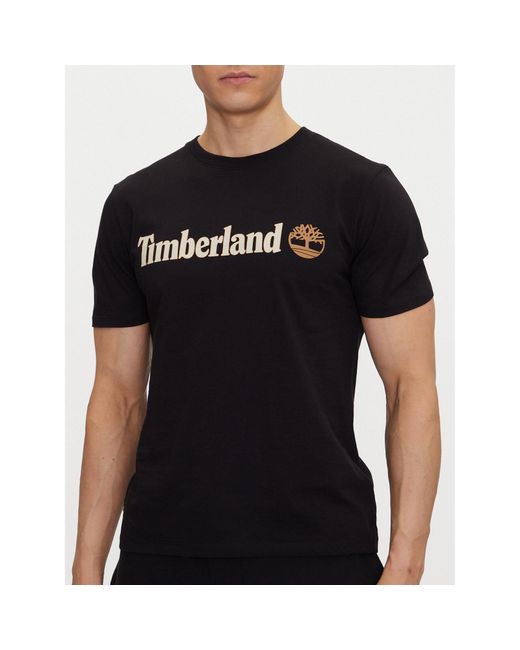 Timberland T-Shirt Tb0A5Upq Regular Fit in Black für Herren