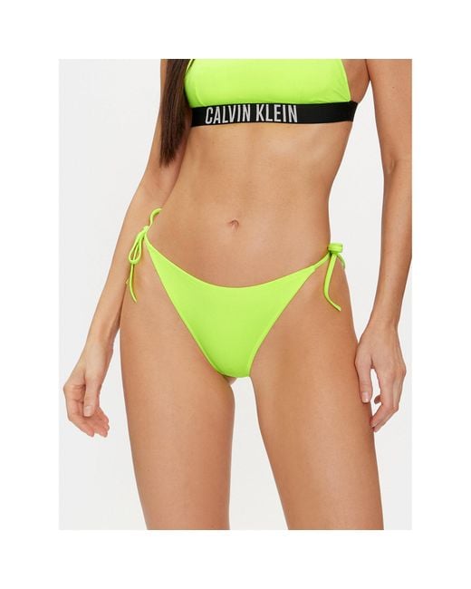 Calvin Klein Green Bikini-Unterteil Kw0Kw02508 Grün