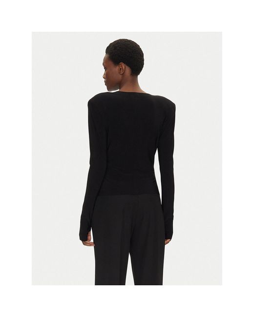 Norma Kamali Black Bluse Kk4246Plf32001 Regular Fit