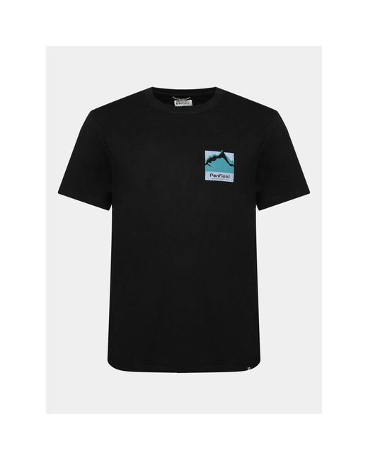 Penfield T-Shirt Pfd0223 Regular Fit in Black für Herren