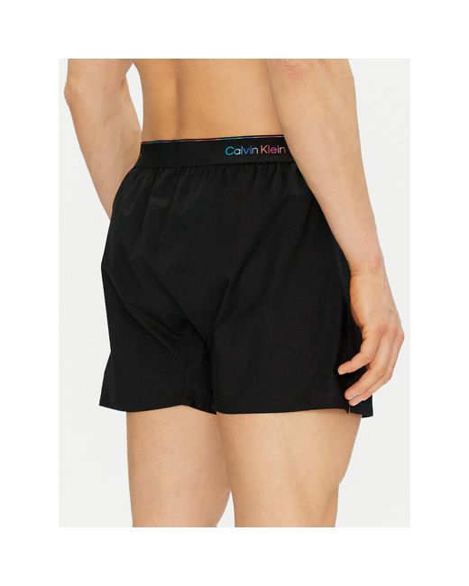 Calvin Klein Pyjamashorts Lv00Nm2879 Regular Fit in Black für Herren