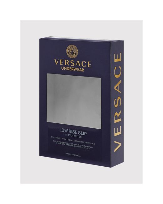 Versace Slip Greca Au10027 Weiß in Blue für Herren