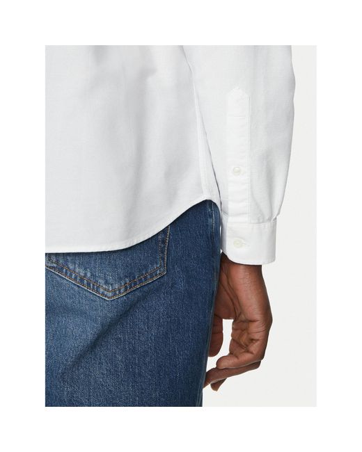 Lacoste Hemd Ch1911 Regular Fit in White für Herren