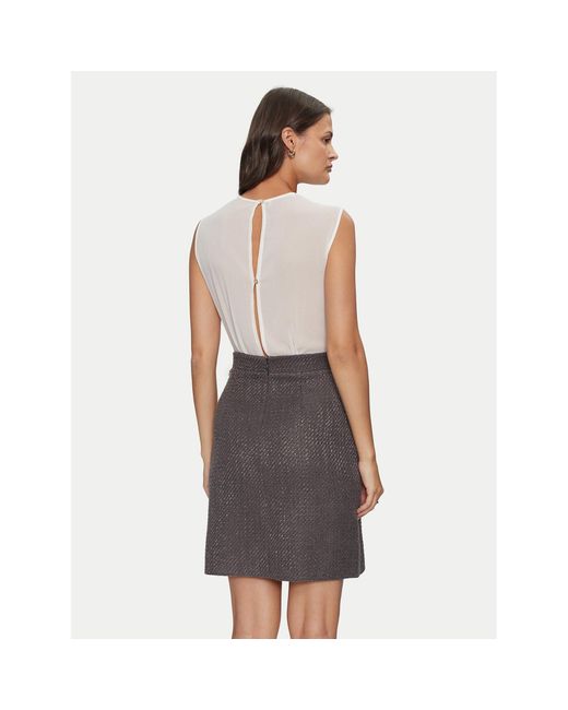 Rinascimento Gray Kleid Für Den Alltag Cfc0120028003 Regular Fit