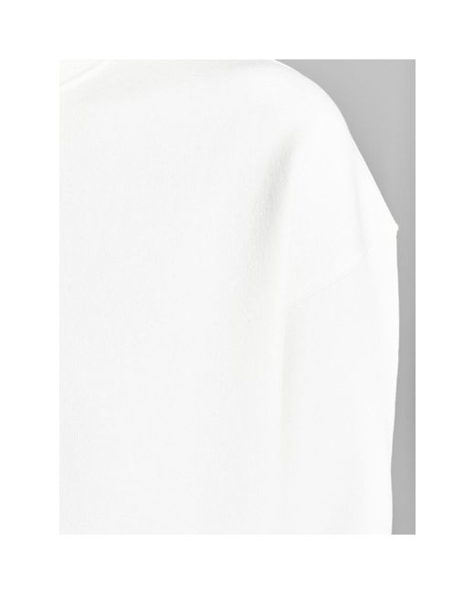 Jack & Jones Sweatshirt Star 12208182 Weiß Relaxed Fit in White für Herren