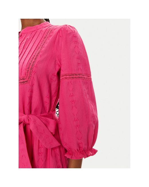 Vila Pink Kleid Für Den Alltag Omma 14095847 Regular Fit