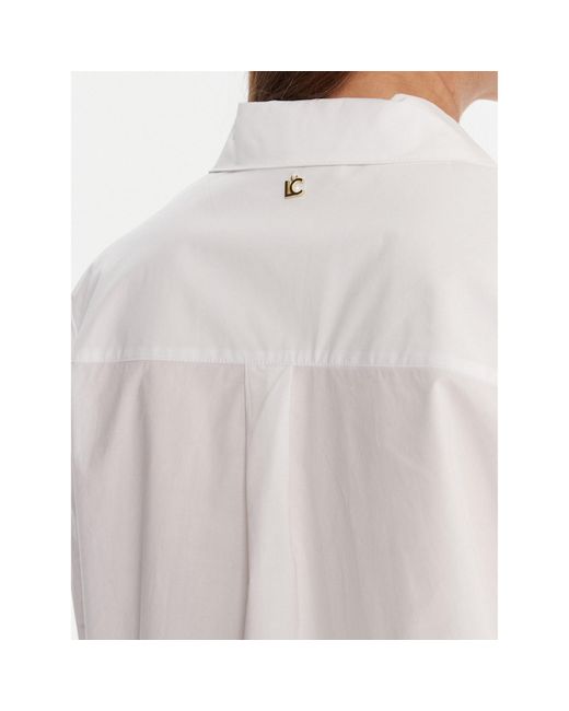 Lola Casademunt White Hemd Lf2515025 Regular Fit