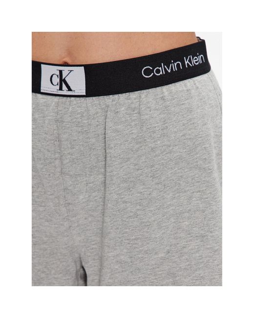 Calvin Klein Gray Pyjamashorts 000Qs6947E Regular Fit