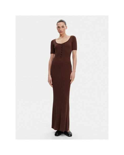 Herskind Brown Strickkleid Toffee 5536106 Regular Fit