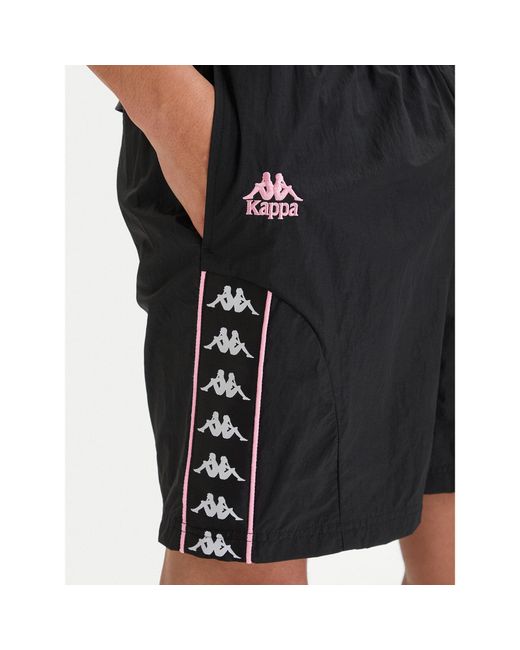Kappa Sportshorts 322B8Gw Comfort Fit in Black für Herren