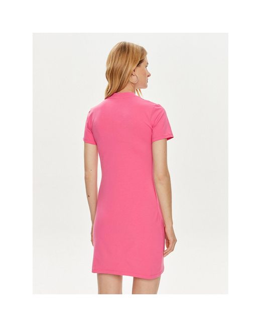 Guess Pink Kleid Für Den Alltag V4Yk02 Kcdh1 Regular Fit
