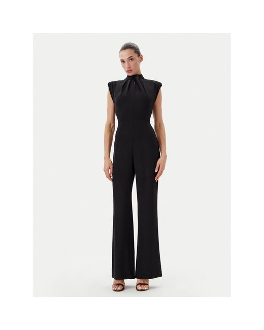 Rinascimento Black Jumpsuit Cfc0123795003 Regular Fit