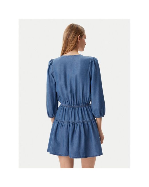 Tommy Hilfiger Blue Kleid Für Den Alltag Dw0Dw20612 Relaxed Fit
