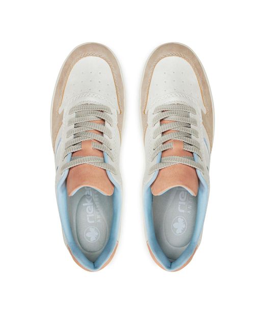 Rieker Multicolor Sneakers M8410-60 Weiß