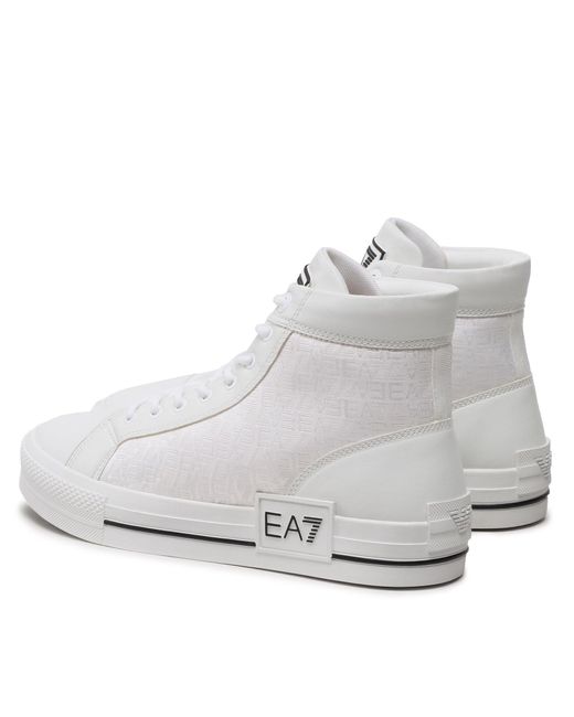 EA7 Sneakers Aus Stoff X8Z037 Xk294 D611 Weiß in White für Herren