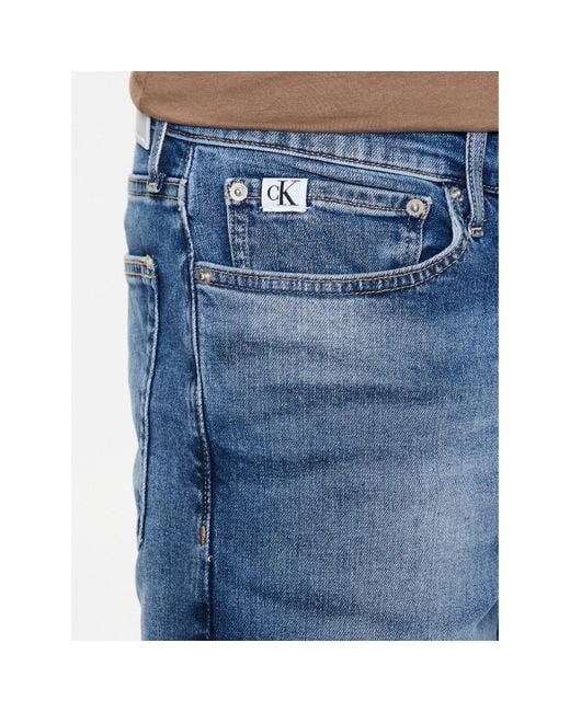 Calvin Klein Jeansshorts J30J322784 Slim Fit in Blue für Herren