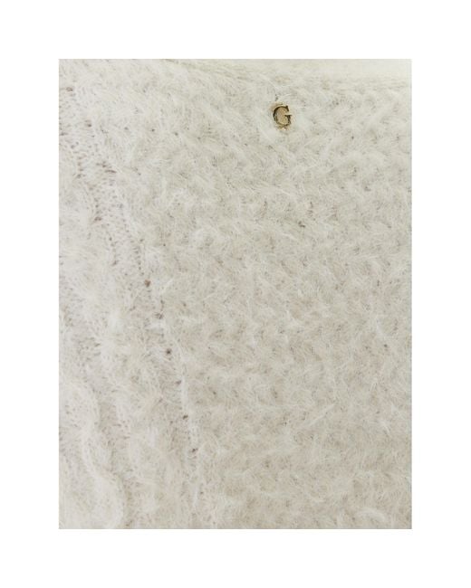 Guess White Strickjacke W5Br0D Z3Bh0 Relaxed Fit