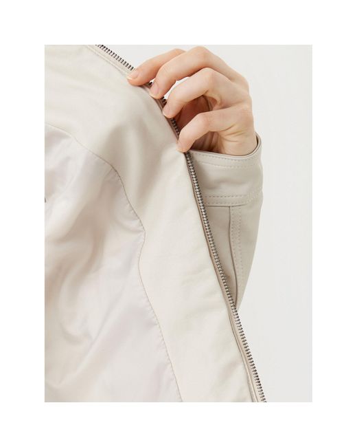 ONLY Natural Jacke Aus Kunstleder Bandit 15081400 Regular Fit
