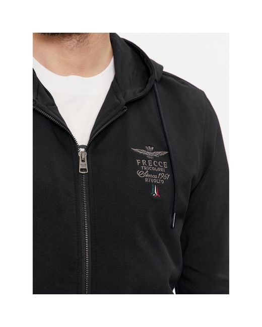 Aeronautica Militare Sweatshirt 241Fe1749F459 Regular Fit in Black für Herren