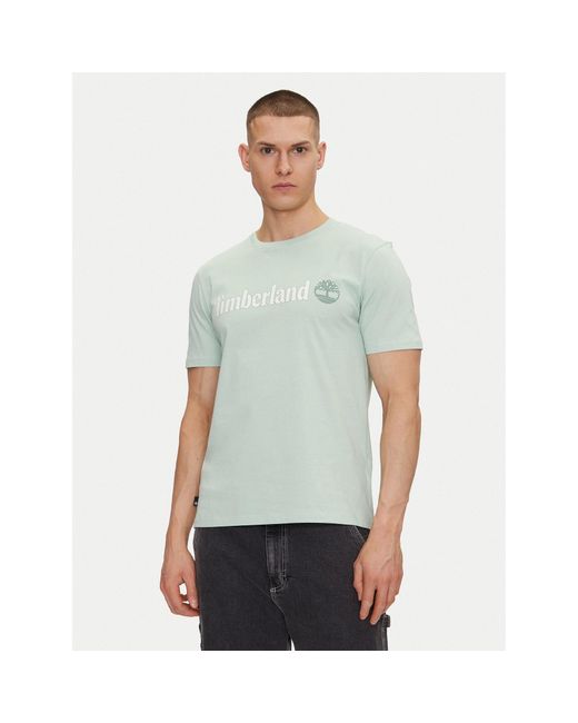 Timberland T-Shirt Tb0A5Upq Regular Fit in Green für Herren