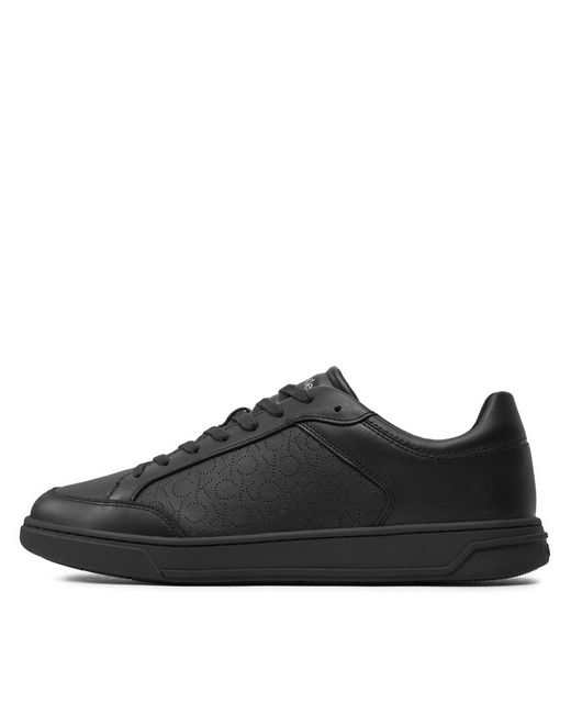 Calvin Klein Sneakers Low Top Lace Up Lth Perf Mono Hm0Hm01428 in Black für Herren