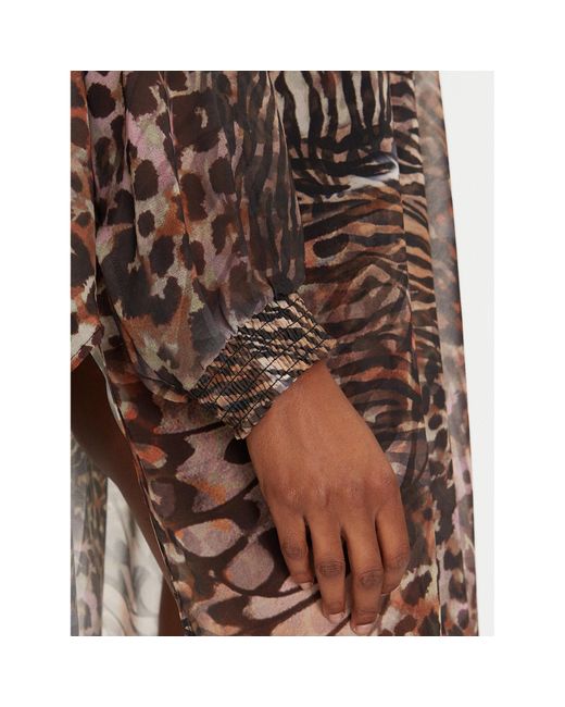 Guess Brown Kimono E5Gk03 Wh4T2 Regular Fit