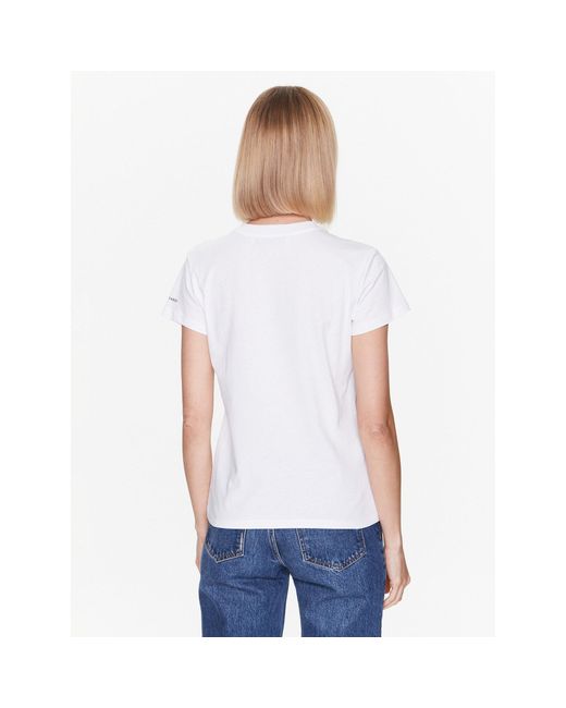 Trussardi White T-Shirt 56T00538 Weiß Regular Fit