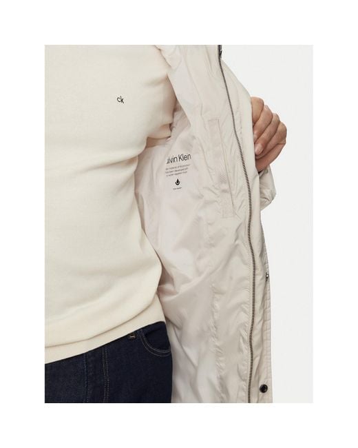 Calvin Klein Daunenjacke K10K113465 Regular Fit in White für Herren