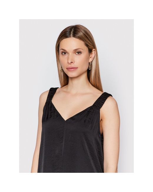 DKNY Black Kleid Für Den Alltag P2Dbtn10 Regular Fit