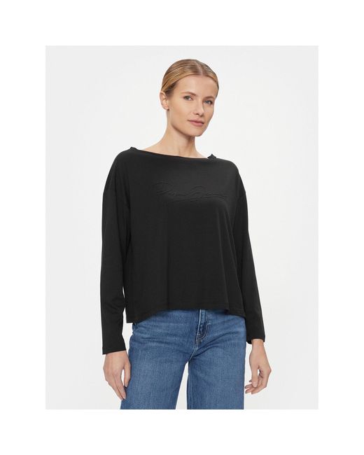 Pepe Jeans Black Bluse Hope Pl505739 Relaxed Fit