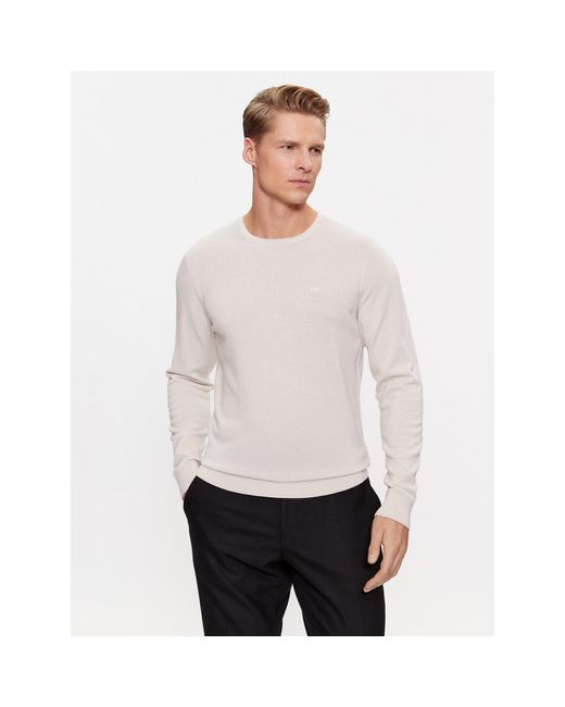 Calvin Klein Pullover K10K109474 Regular Fit in White für Herren