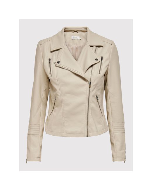 ONLY Blue Jacke Aus Kunstleder Gemma 15153079 Regular Fit