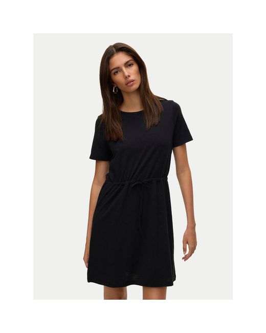 Vero Moda Black Kleid Für Den Alltag Luna 10325626 Regular Fit