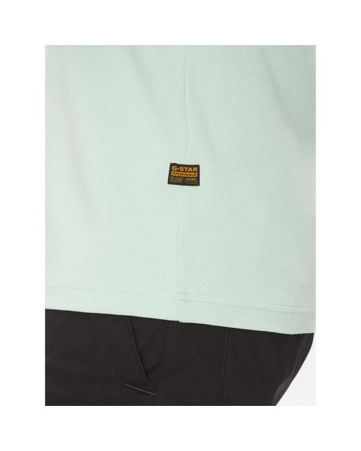 G-Star T-Shirt Old Skool D25967-C812 Regular Fit in White für Herren