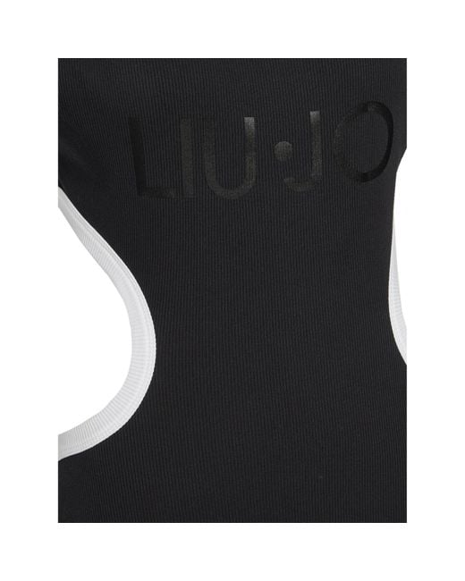 Liu Jo Black Sommerkleid Va5043 J4822 Regular Fit