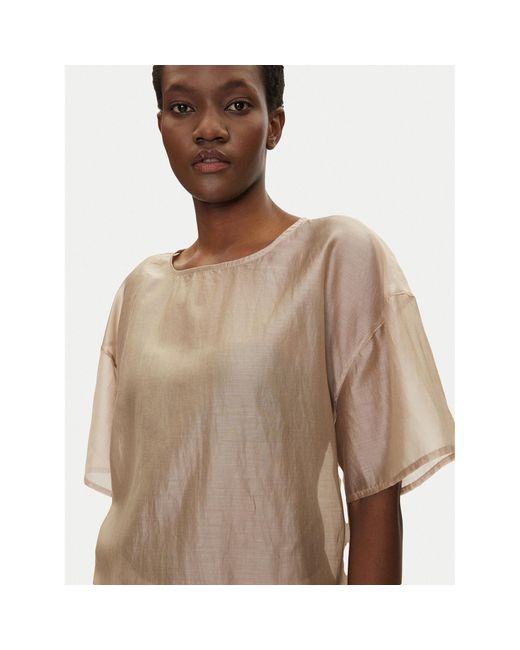 Bomboogie Brown Bluse Sw9008Tlya5 Relaxed Fit