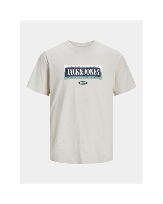 Jack & Jones T-Shirt Cobin 12250411 Standard Fit in Gray für Herren