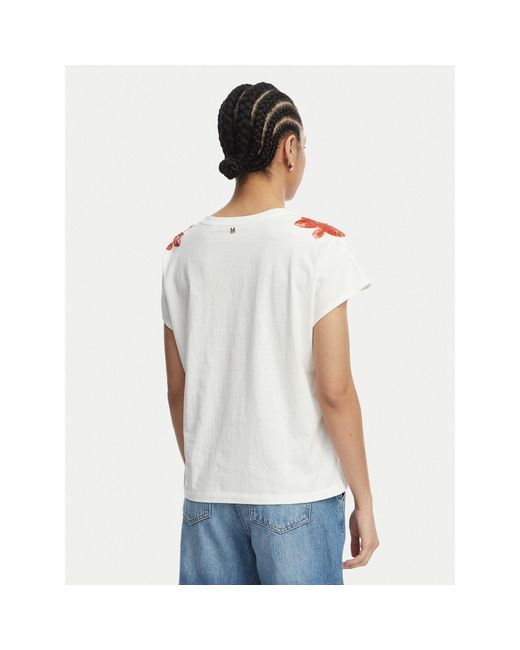 Lola Casademunt White T-Shirt Ms2615002 Regular Fit