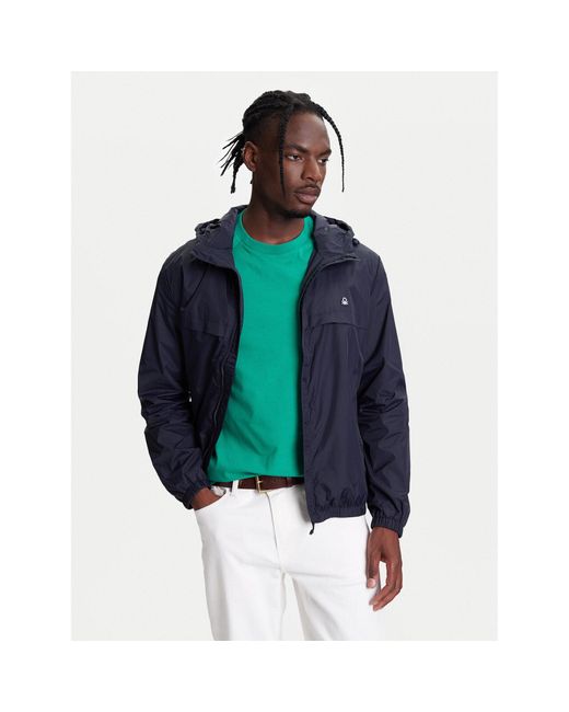 Benetton Übergangsjacke 2Vdwun06A Regular Fit in Blue für Herren