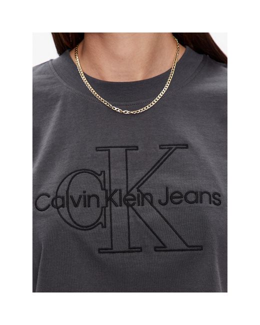 Calvin Klein Brown T-Shirt J20J221048 Relaxed Fit