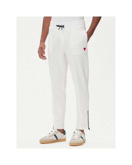 Guess Jogginghose Z2Bb05 K7122 Regular Fit in White für Herren